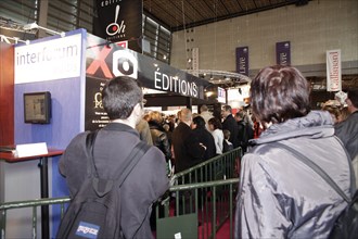 Stand XO à l'arrivée de Valéry Giscard d'Estaing, 2010