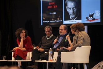 Paul Auster et Salman Rushdie, 2010
