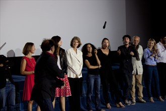 Maiwenn Le Besco et l'équipe du film Polisse, 2011