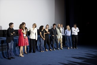 Maiwenn Le Besco et l'équipe du film Polisse, 2011