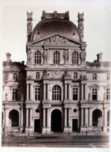 Baldus, Paris, Nouveau Louvre, Pavillon Richelieu, côté rue de Rivoli