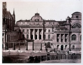 Baldus, Paris, la façade du Palais de Justice