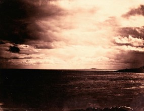 Le Gray Gustave, Sète, Ciel chargé, vue de la Méditerranée