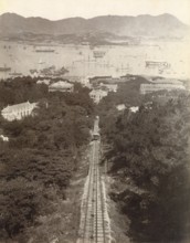 View of Hong Kong (China) taken from the funicular