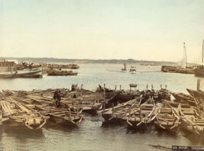 Quay of the Yokohama harbour (Japan)