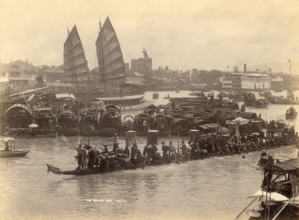 The river of pearls in Canton (China)