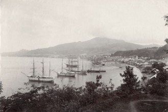 Antilles, vue de Saint-Pierre