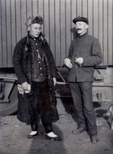 Chine, employé du chemin de fer français et ingénieur chinois