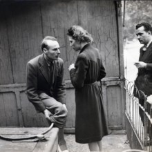 Scène de rue lors de la libération de Paris (août 1944)