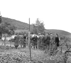 French Minister of Defense visiting the closing system of the Tunisian-Algerian border