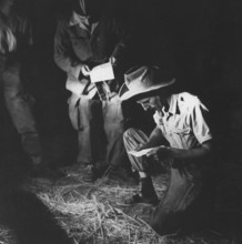 The French Forces carrying out military operations during the War in Algeria (1956)