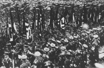 Gathering of the German Front at the Wackenberg, for the plebiscite on the Saar region (1935)