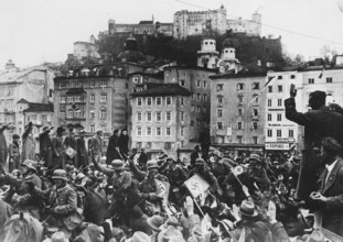 The Anschluss, annexation of Austria by Germany (1938)