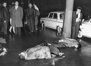 Shooting on the Boulevard Bonne Nouvelle, Paris (1961)