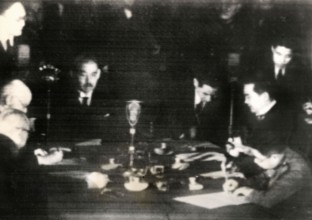 Signature du traité de paix entre la Thaïlande et l'Indochine, 1941