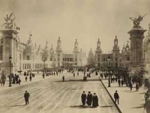 Paris. Exposition Universelle de 1900. Perspective des Invalides.