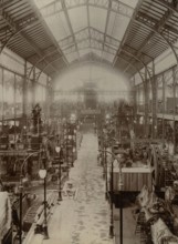 Paris. 1900 World Exhibition. German section of the Galerie des Machines.