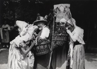 The wine fest in the jardin des Tuileries in Paris