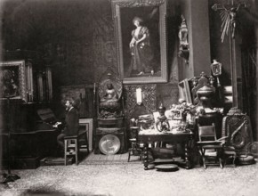 Carolus-Duran dans son atelier