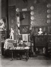 Louis Jacquesson de la Chevreuse dans son atelier