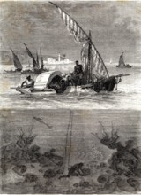 Pêcheurs d'éponges au 19e siècle