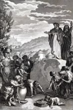 Passage de la Bible : la manne dans le désert