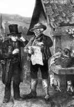 Bavarian citizens ready to vote, 1890