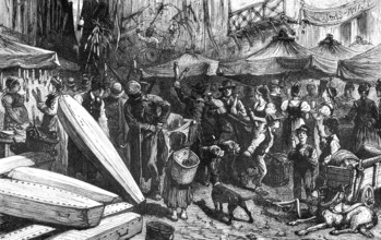 Foire de Leipzig en 1890