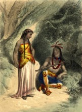 Couple d'Amérindiens