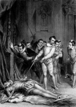 Scène du poème "La Henriade", de Voltaire