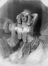 Female comedian as Cleopatra