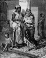 Women at the Turkish baths in Morocco