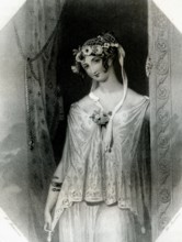 Female comedian as Cressida