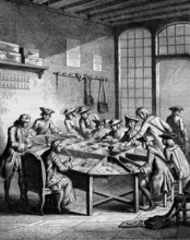 Employés de La Poste au 18e siècle