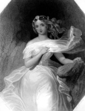 Comédienne dans la pièce "La Tempête"