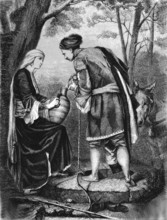 Couple maronite du Liban, 1860