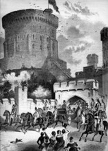 La Reine Victoria au château de Windsor