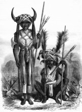 Guerriers Khonds, Inde