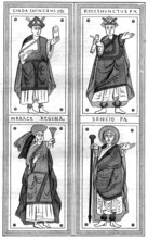 Portraits de souverains Goths