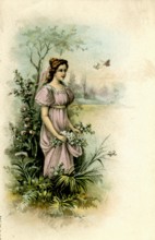 La cueillette de fleurs