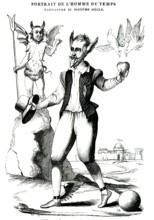 Portrait of humans at the time.