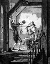 La toilette d'un clerc de procureur - 19e siècle