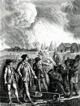 Vente d'un esclave noir - 19e siècle