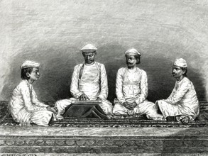 Brahmanes du Bengale priant