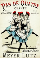 Partition Pas de Quatre chanté