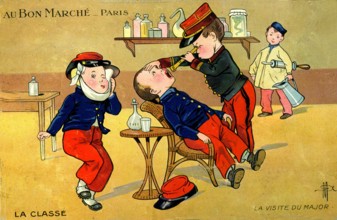 Carte promotionnelle Au Bon Marché de Paris