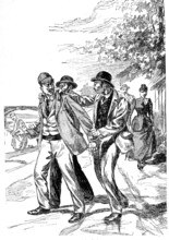 Arrestation d'un voleur