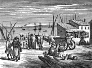 Piraeus port. 1862