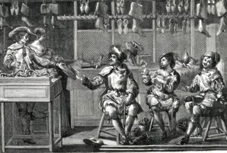 Un bottier cordonnier au 17 ème siècle