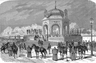 Bénédiction des eaux en Russie en 1861